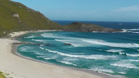 Conspicuous Beach in Western Australia Stock Footage 89212936