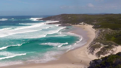 Conspicuous Beach in Western Australia Stock Footage 89310896