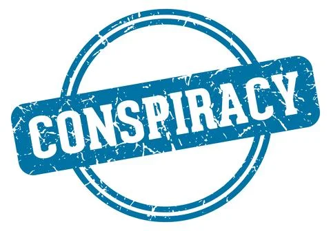Conspiracy stamp Ilustración de archivo