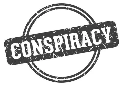 Conspiracy stamp Ilustración de archivo
