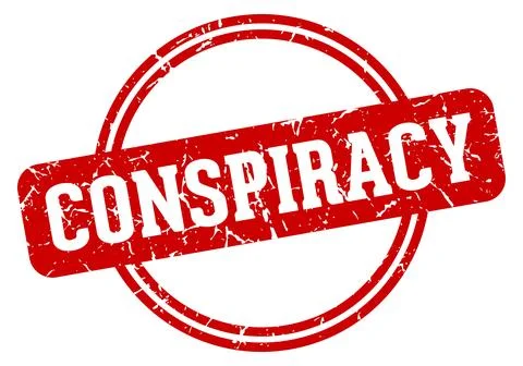 Conspiracy stamp Ilustración de archivo