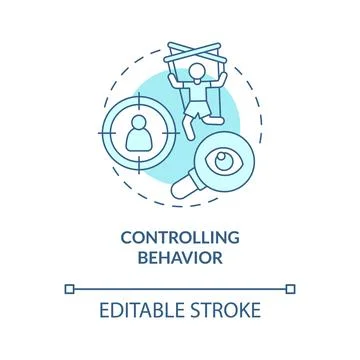 Constant controlling concept icon Stock Illustration