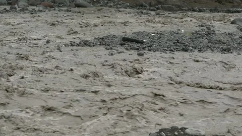 The constant flow of the river in the morning Stock-Footage 328962489