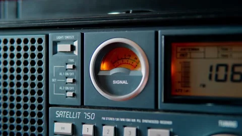 Constant Moving Signal Meter Stock Footage 243525138