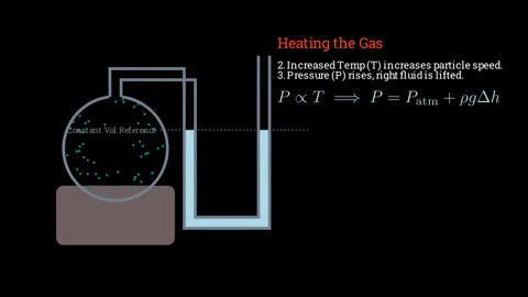 The Constant-Volume Gas Thermometer 動画素材 336118896