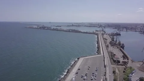 Constanta Port Stock Footage 140186856