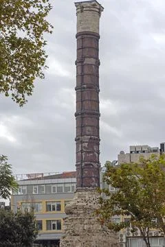Constantine Column Istanbul Turkey Stock Photos