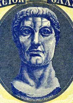 Constantine the Great Stock Illustration