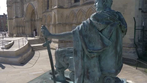 Constantine The Great, York, England Stock Footage 111447919