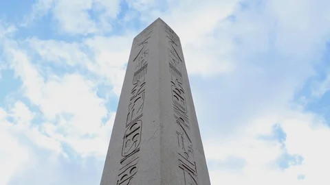 Constantinople Obelisk of Theodosius Stock Footage