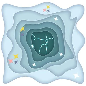 Constellation Andromeda. Stock Illustration