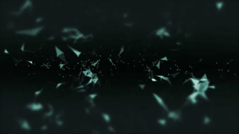 Constellation of blue line segments on the dark background. Stock Footage 131181757