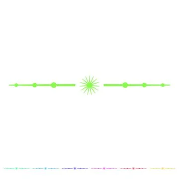Constellation celestial divider border cartoon vector graphic 스톡 일러스트