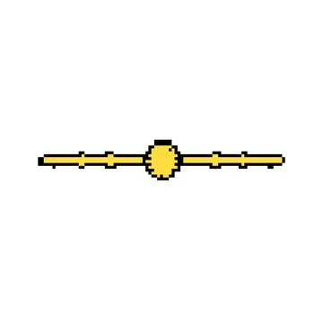 Constellation celestial divider border pixel art vector illustration Stock Illustration