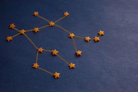 The constellation Gemini, the starry sky. Stock Photos