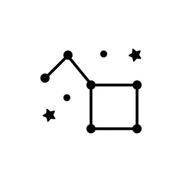Constellation icon element of space icon for mobile concept and web apps. Thi Stock Illustration