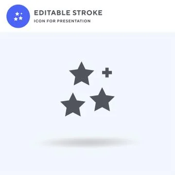 Constellation icon vector, filled flat sign, solid pictogram isolated on whit Stock Illustration