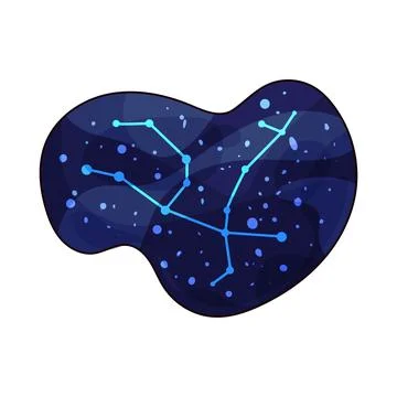 Constellation illustration Stock Illustration