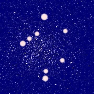 Constellation of Libra Stock Illustration