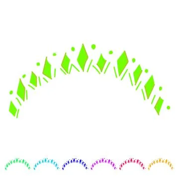 Constellation magic star arch vector cartoon graphic Stock Illustration