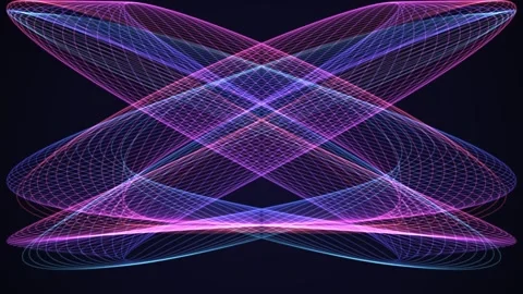 Constellation network glowing nodes motion loop 스톡 동영상 347037196