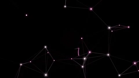 Constellation Patterns in Night Sky Animation. Video stock 329426185