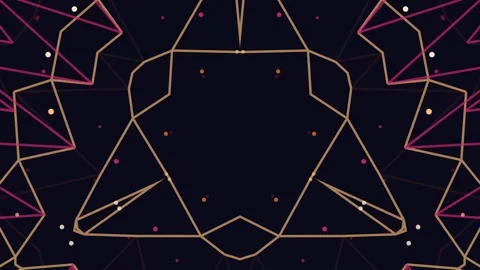 Constellation Patterns in Night Sky Animation. 库存影片 330349468