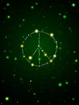 Constellation of peace Stock Illustration