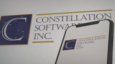 Constellation Software Editorial Logo Showcase Stock Photos