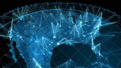 Constellation Starlink Stock Footage 154521545