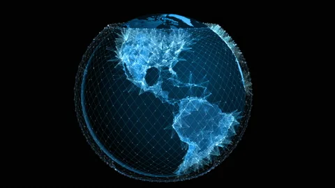 Constellation Starlink Stock Footage 154605856