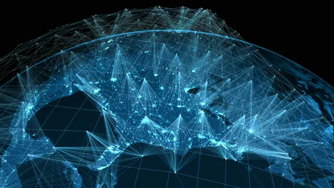 Constellation Starlink Stock Footage 155106006