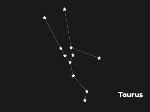 Constellation taurus Stock Illustration