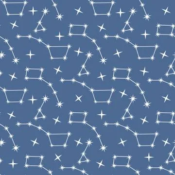 Constellations pattern Space Astronomy Science Stock Illustration