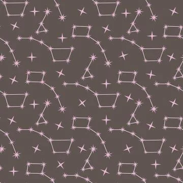 Constellations pattern Space Astronomy Science イラスト素材