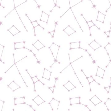 Constellations pattern Space Astronomy Science Stock Illustration