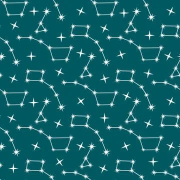Constellations pattern Space Astronomy Science Stock Illustration