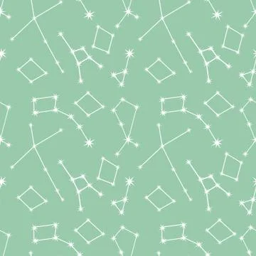 Constellations pattern Space Astronomy Science Stock Illustration