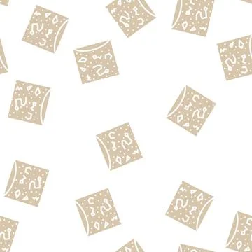 Constellations space stars glyph vector seamless pattern Stockillustratie