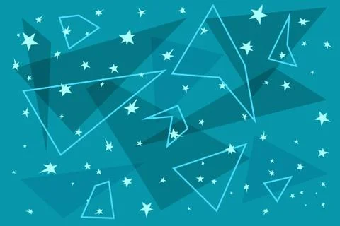 Constellations star background Stock Illustration