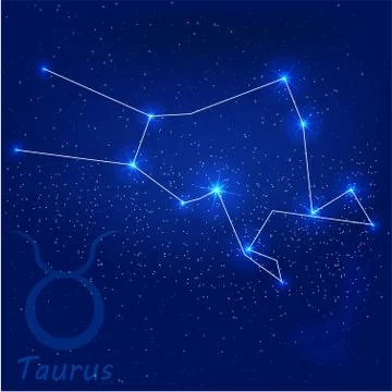 Constellation taurus Stock Illustration