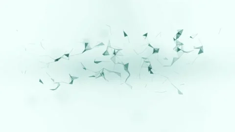 Constellaton of dark blue particles on a light background. Stock Footage 131099937