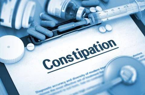 Constipation. Medical Concept Stock Illustration