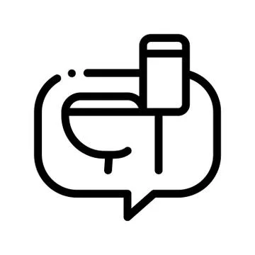 Constipation Symptomp Of Pregnancy Vector Icon Stock Illustration