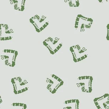 Constipation treatment glyph vector seamless pattern Stock Illustration