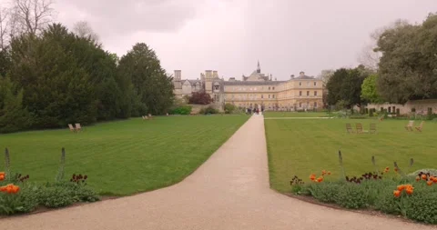 The constituent Trinity College from distant view Stock Footage 338018160