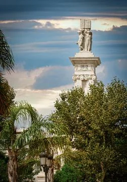 Constitution of 1812 monument Stock Photos