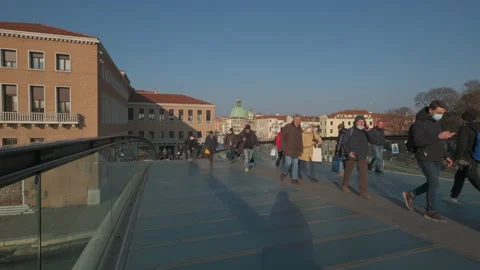 Constitution Bridge, or Ponte della Costituzione in Venice 스톡 동영상 172041167