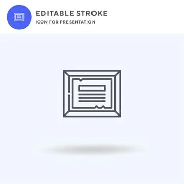 Constitution icon vector, filled flat sign, solid pictogram isolated on white Stockillustratie