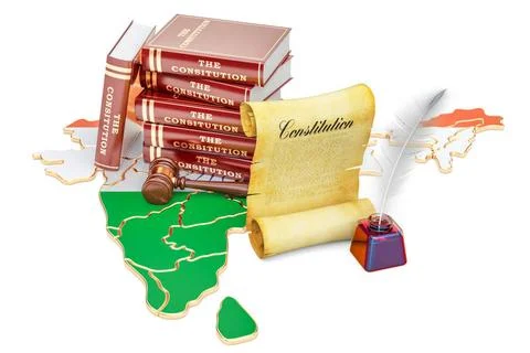 Constitution of India concept, 3D rendering Constitution of India concept,... Stock Photos